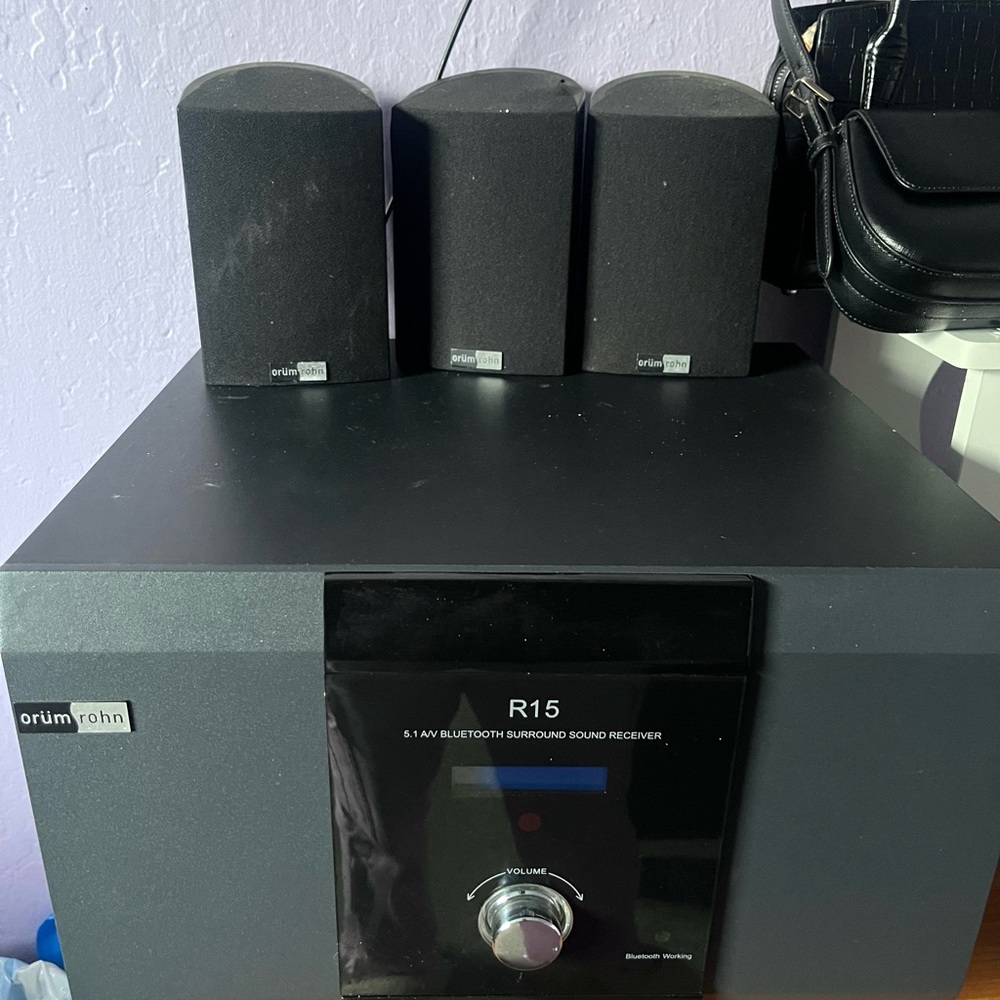 Orum Rohn Black Speaker Set - Picture 2 of 3